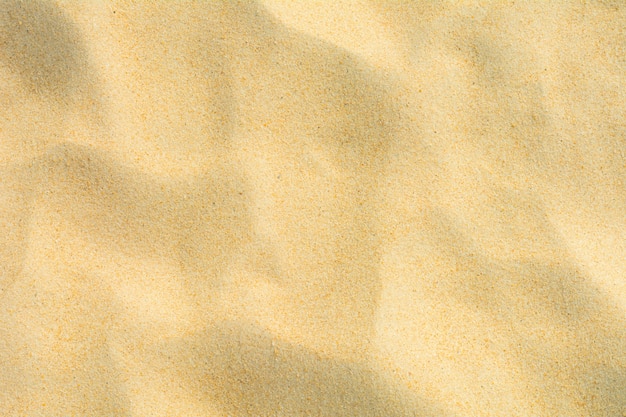 Struttura della sabbia del primo piano sulla spiaggia come fondo