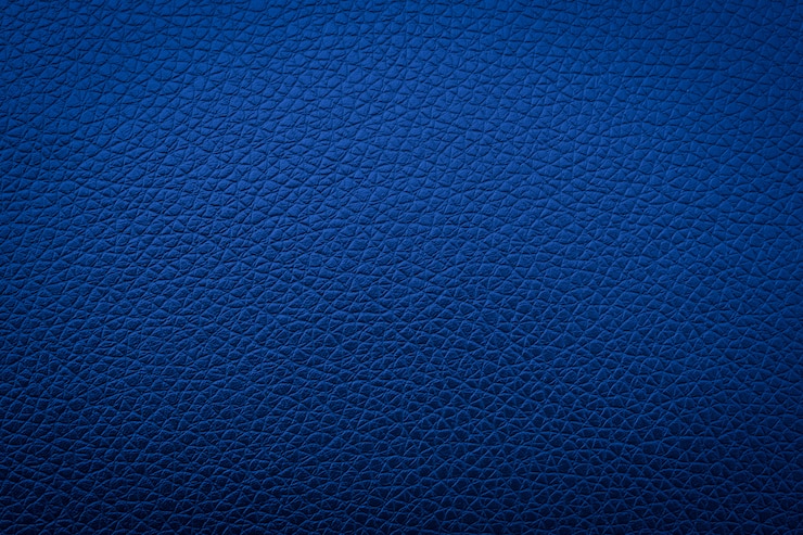 Struttura di cuoio blu per fondo, estratto del sofà