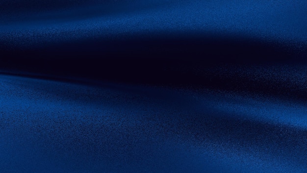 Struttura di tessuto blu, onde drappeggiate, sfondo scuro, design elegante, banner del sito web