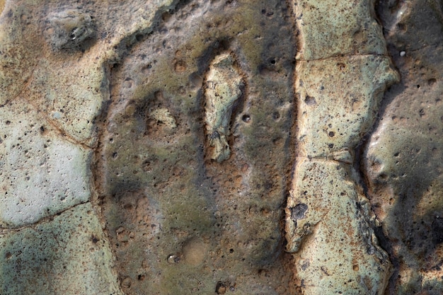 Struttura e fondo delle pietre. Trama di roccia.