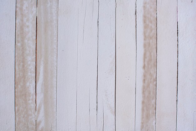 Struttura e fondo di legno nel colore bianco