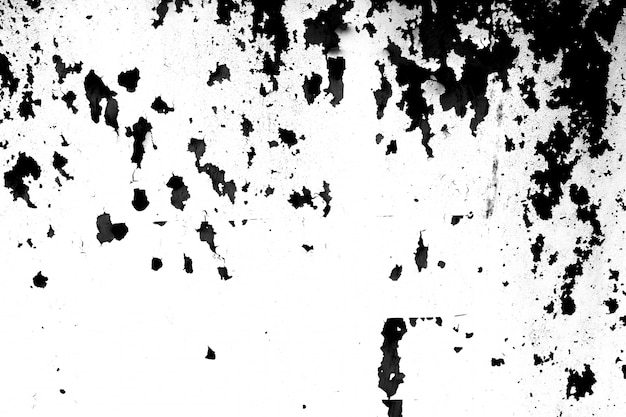 Struttura in bianco e nero del graffio del metallo e della polvere di lerciume