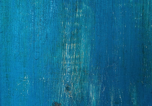 Struttura in legno di colore blu