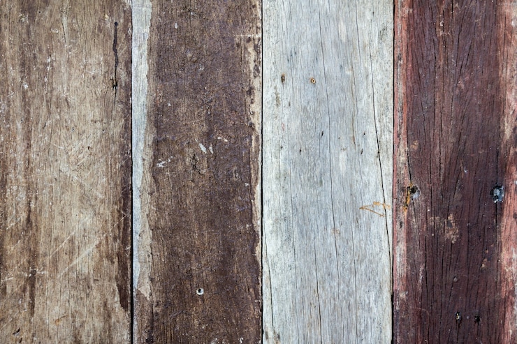 Foto struttura in legno marrone scuro e sfondo