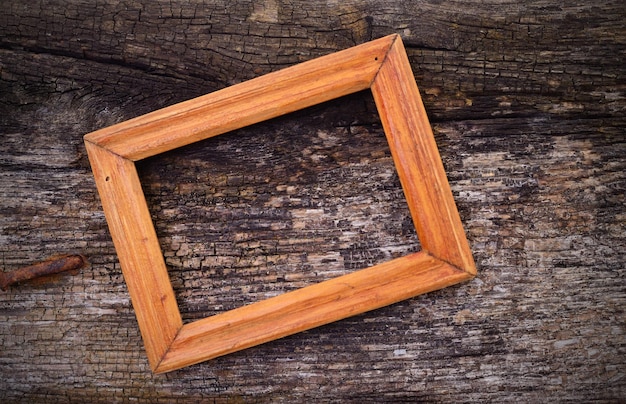 Struttura in legno su sfondo tavolo in legno