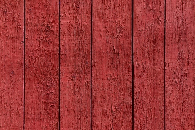 Struttura in legno verniciato Trama di sfondo rosso