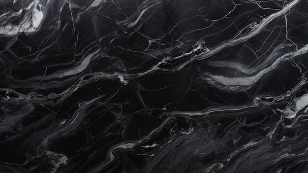 Struttura in marmo nero per il design decorativo del pavimento di piastrelle o di sfondo