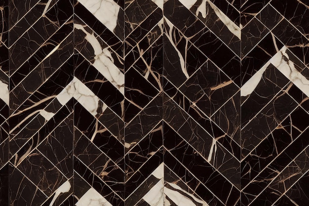 Struttura in marmo senza cuciture fatta di pezzi geometrici marmorizzato modello senza cuciture lusso elegante rock floori