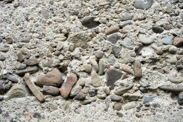 struttura ravvicinata di una vecchia parete di cemento in pietra