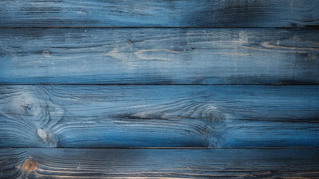 Struttura rustica in legno blu