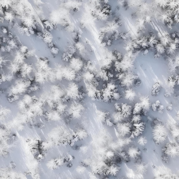 Struttura senza giunte della foresta invernale