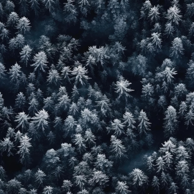 Struttura senza giunte della foresta invernale