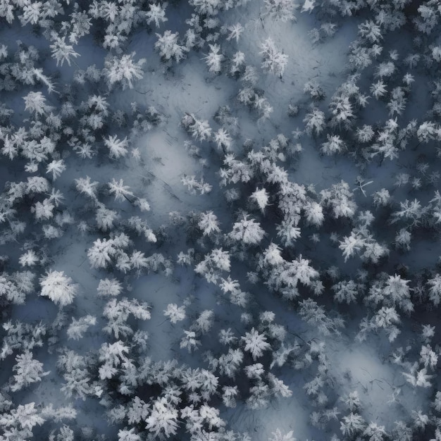 Struttura senza giunte della foresta invernale