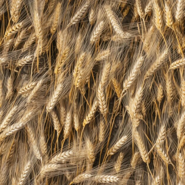 Struttura senza giunte delle spighe di grano