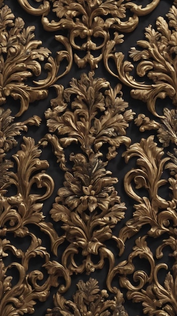 Stucco scuro ornamentale