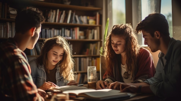 studente che legge un libro