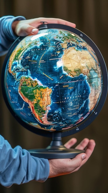 Studiare geografia con un globo interattivo scoprire la conoscenza del mondo