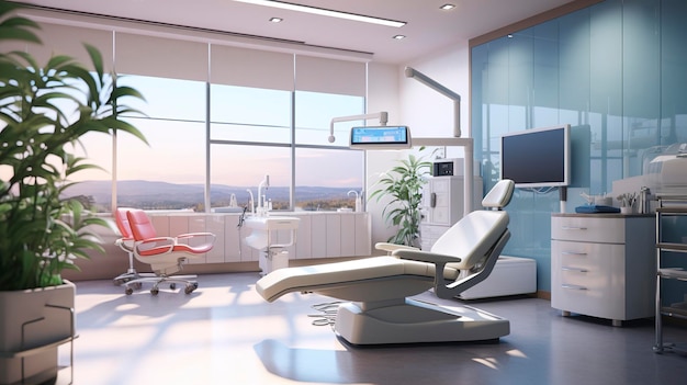 Studio dentistico con atmosfera rilassante