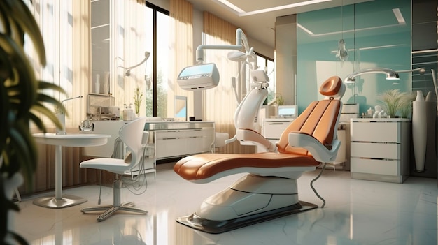 Studio dentistico con atmosfera rilassante