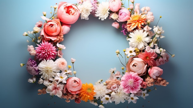 Studio vincitore del premio Colorful Round Flower Frame