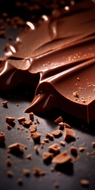 Stupendo catalogo di deliziose foto di cioccolato da usare come sfondo