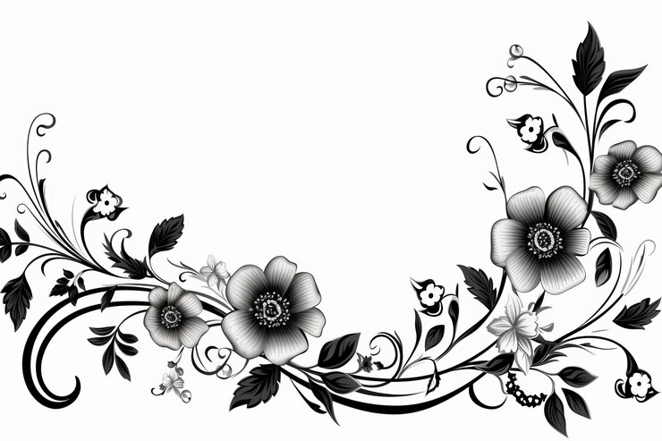 Foto stupendo clipart a bordo in bianco e nero accattivante ar 32 disegni