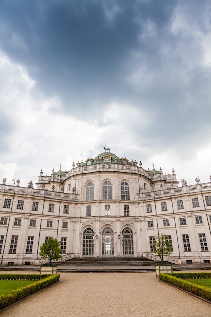 Stupinigi, Italia. Particolare dell'esterno della Palazzina di Stupinigi, Residenza Reale dal 1946.