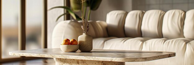 Stylish Living Room con divano moderno e piante verdi che mostrano un'atmosfera accogliente e invitante in una casa contemporanea