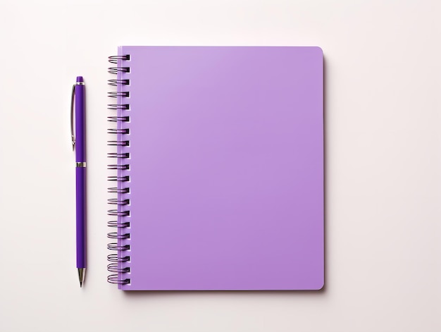 Stylish Spiral Notebook Mockup per note e schizzi generati da AI