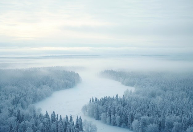 Su Winter Forest Horizon Svezia