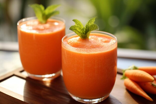 Succo di carota shimmering carrot bliss