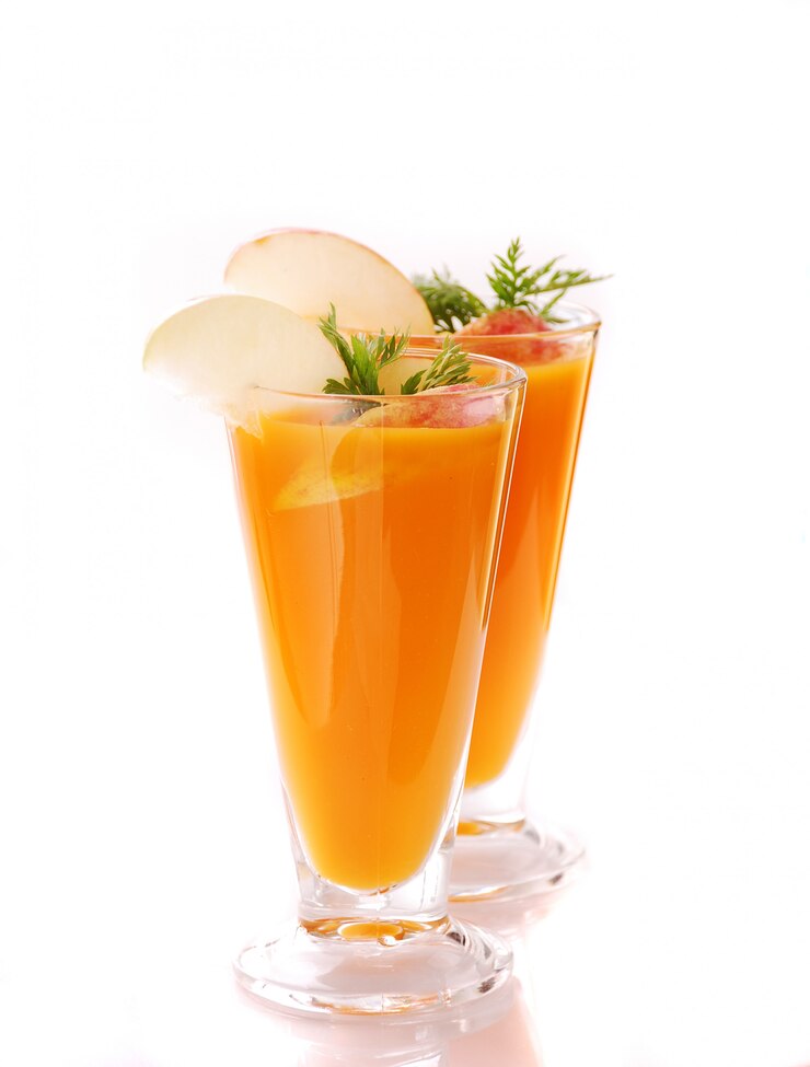 Succo di carote fresco