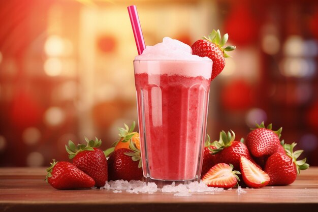 Succo di fragola un po' di succo di fragole e fragole mature