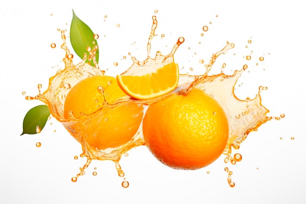 Succosa arancia fresca grondante di succhi