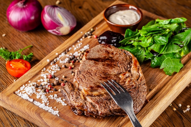 Succosa carne di manzo, bistecca di vitello.