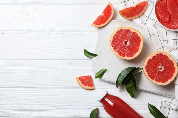 Succosa frutta estiva pompelmo concetto di cibo fresco