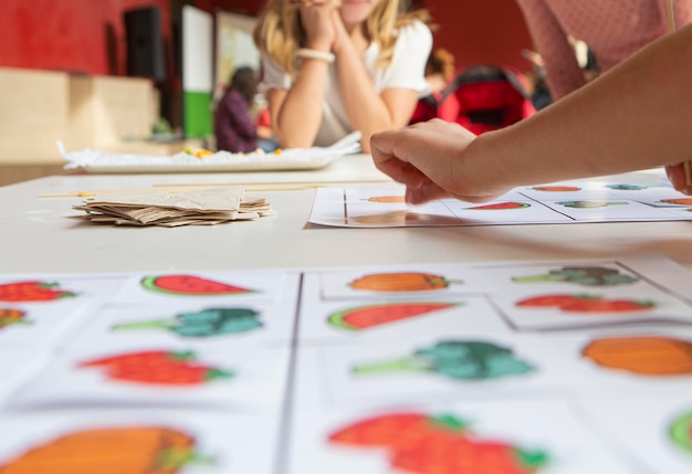 Sudoku per bambini con frutta e verdura