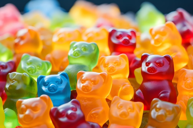 Sugary Spectrum Heap Sweet Tasty Gummy Bears Collection (collezione di orsacchiotti gommosi dolci e gustosi)