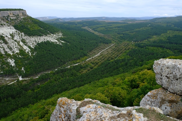 sulla cima della montagna