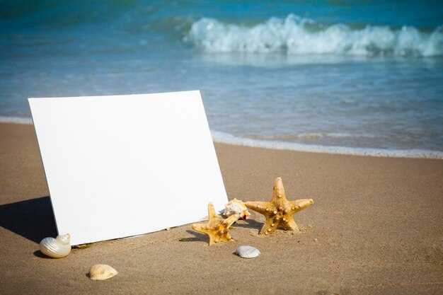 Summer Blank Beach Paper sul mare