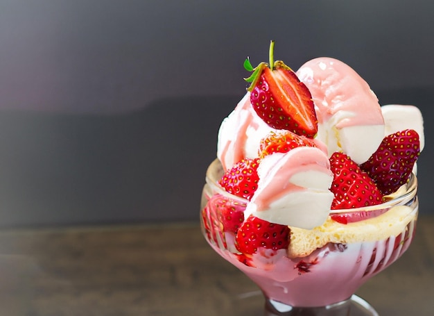 Sundae alla fragola