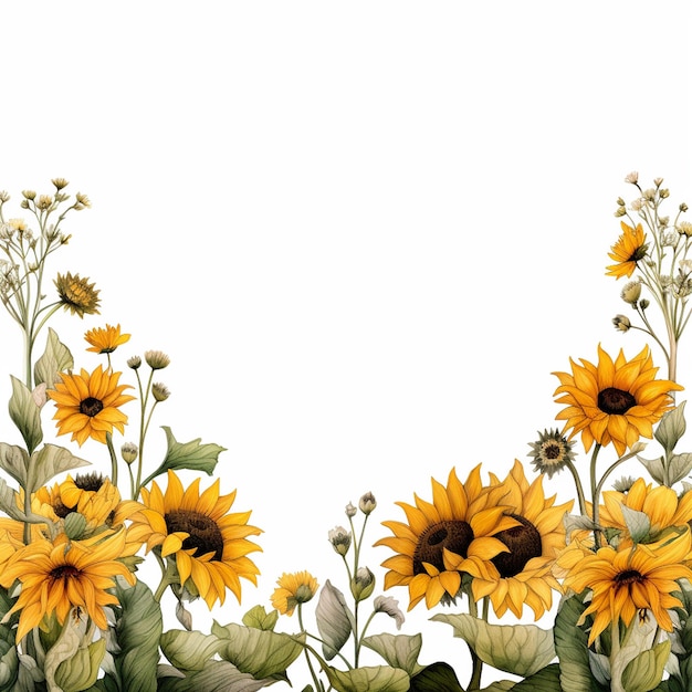 Sunflower Border Artistry Bellezza capricciosa