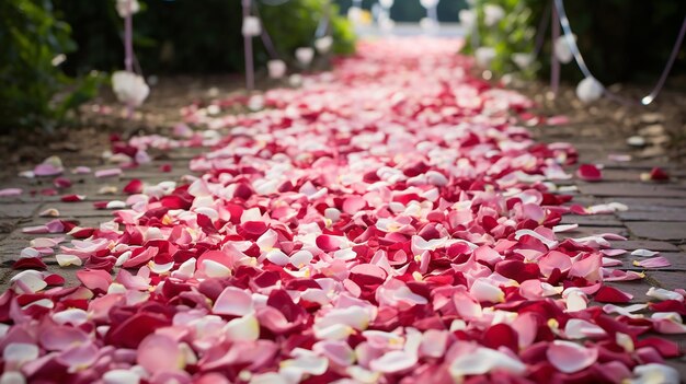 Sunny Romance Petal Trail