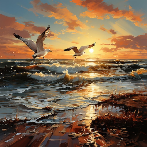 Sunset_at_sea_two_seagulls