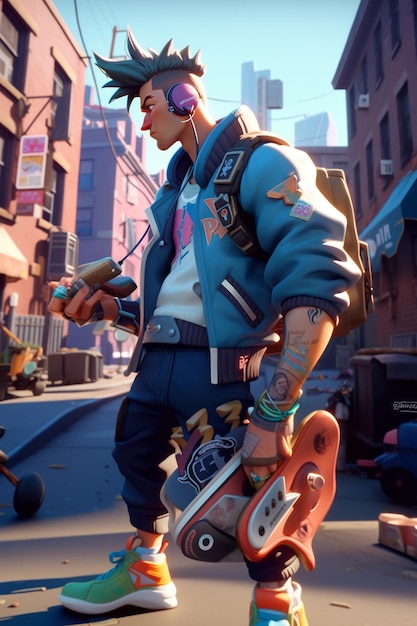 Sunset Overdrive Immersive Cinematic HighStakes Scene d'azione con immagini all'avanguardia e Technol