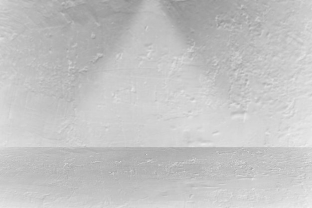 Superficie bianca con riflessi Sfondo liscio con onde di luce minima Onde di seta sfocate Flusso minimo di increspature in scala di grigi morbide