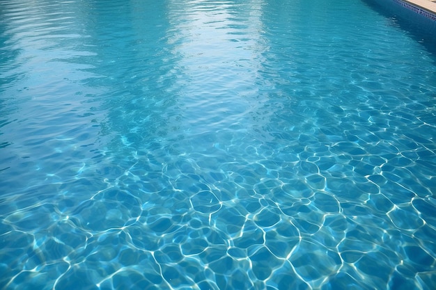 superficie blu della piscina sfondo dell'acqua nella piscina