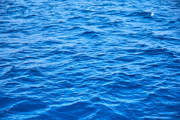 Superficie dell'acqua azzurrata