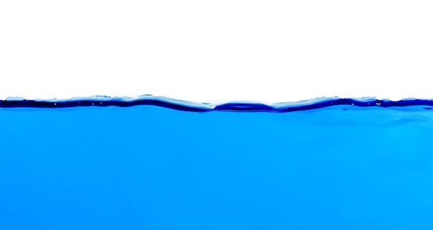 superficie dell'onda blu dell'acqua