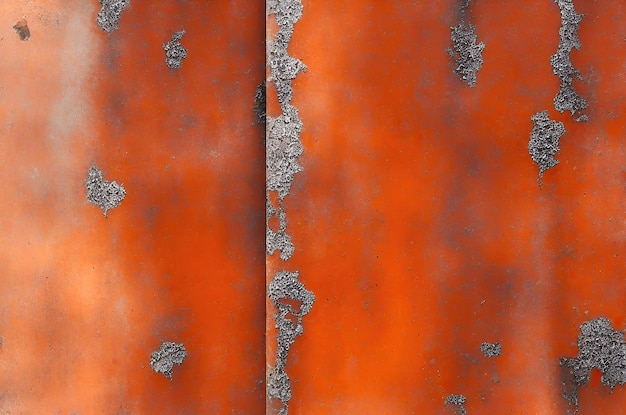 Superficie di metallo verniciato arrugginito di sfondo di struttura metallica arrugginita